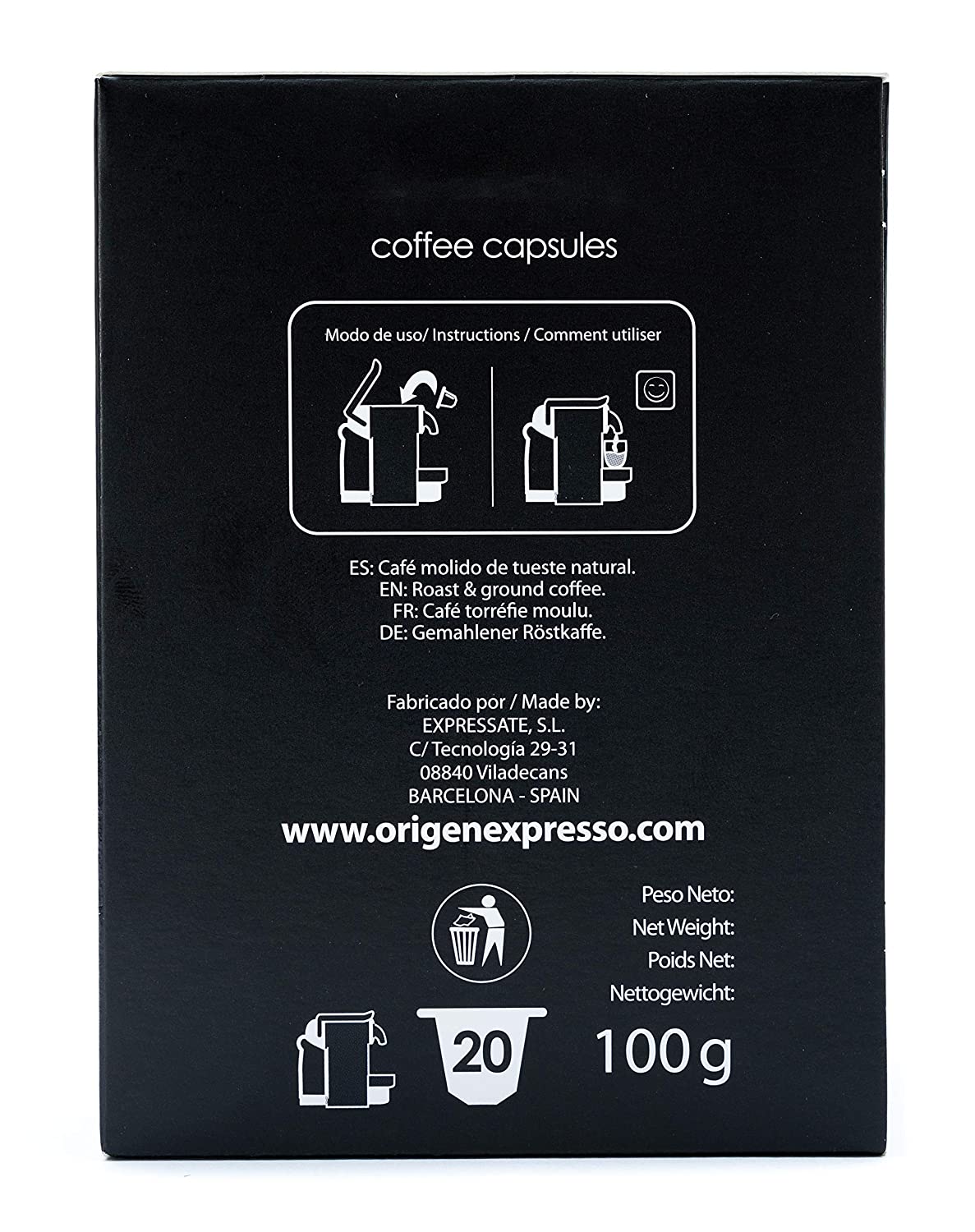 Ristretto Nespresso Capsules – 120 Pods Pack of Ristretto Espresso Pods, Full Compatible with Original Line Nespresso Machines