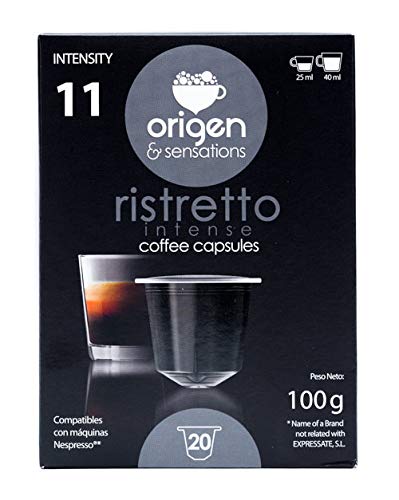 Ristretto Nespresso Capsules – 120 Pods Pack of Ristretto Espresso Pods, Full Compatible with Original Line Nespresso Machines