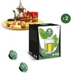 Dolce Gusto Compatible pods | 2 x 16 Capsules Green Tea , Marrakesh Style Mint Tea, Fruit Tea | Tea pods | 64 Capsules