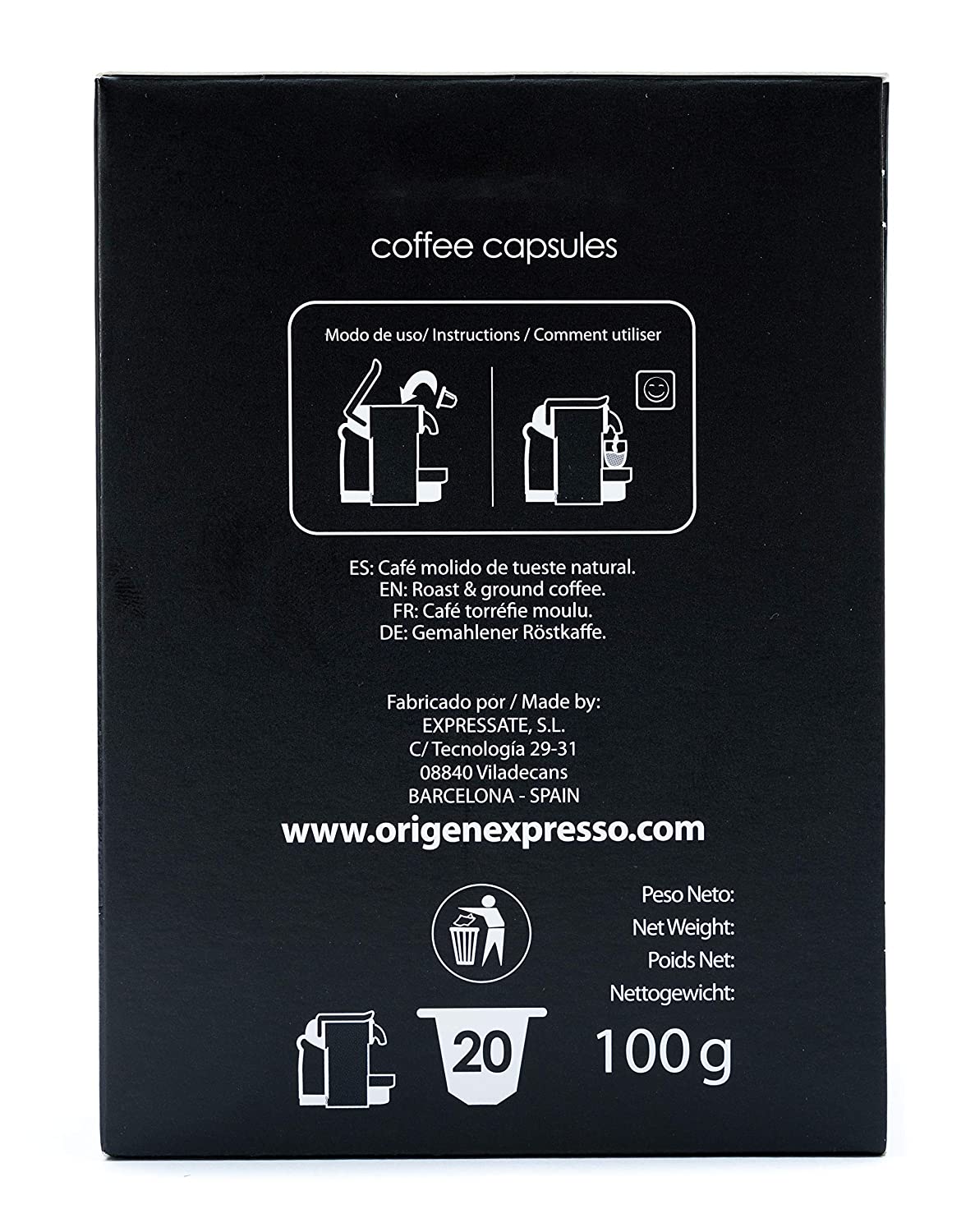 Electronic Corp  Capsule Nespresso Ristretto