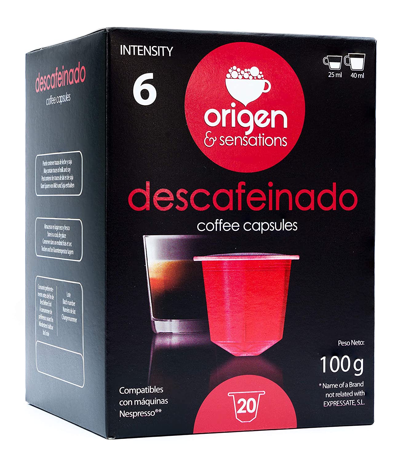 sekundær Enrich eventyr Nespresso Capsules Decaf – 120 Pods Pack Decaf Espresso Pods, Full Com -  Tasty Food and Wines LLC