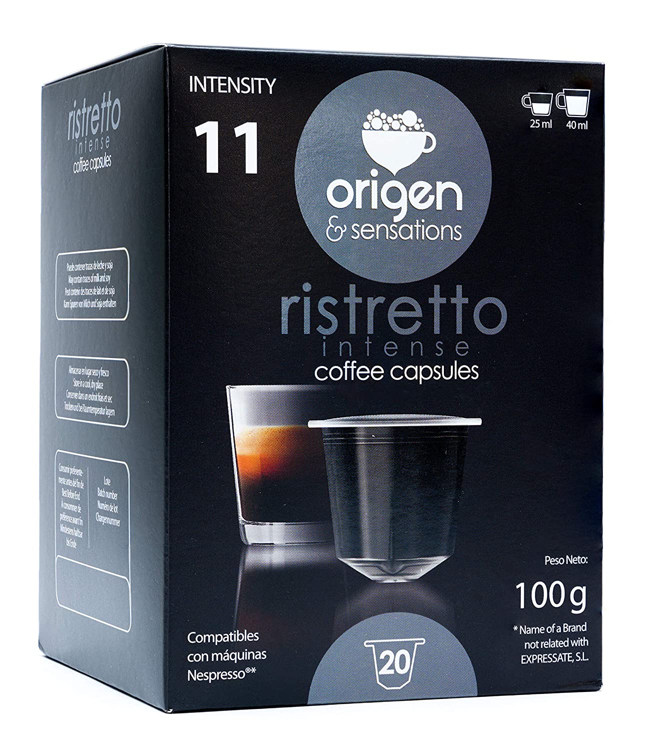 Nespresso Capsules Original Line, Variety Pack Of Extra Intense, Ristretto, Arabica- Medium Roast Coffee Pods- count 120