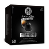 Nespresso Compatible Pods, 100% Aluminum Recyclable Ristretto Espresso Pods- Dark Roast Coffee Pods Compatible with Original Line - 50 count