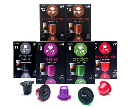 Nespresso Capsules Original Line-Variety pack Of Decaf, Extra Intense, Ristretto, Arabica-Medium Roast Coffee Pods-Count 120