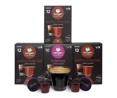 Nespresso Capsules Original Line, 60 Strong & 20 Medium Roast Coffee Pods-Count 80(Pack of 4)
