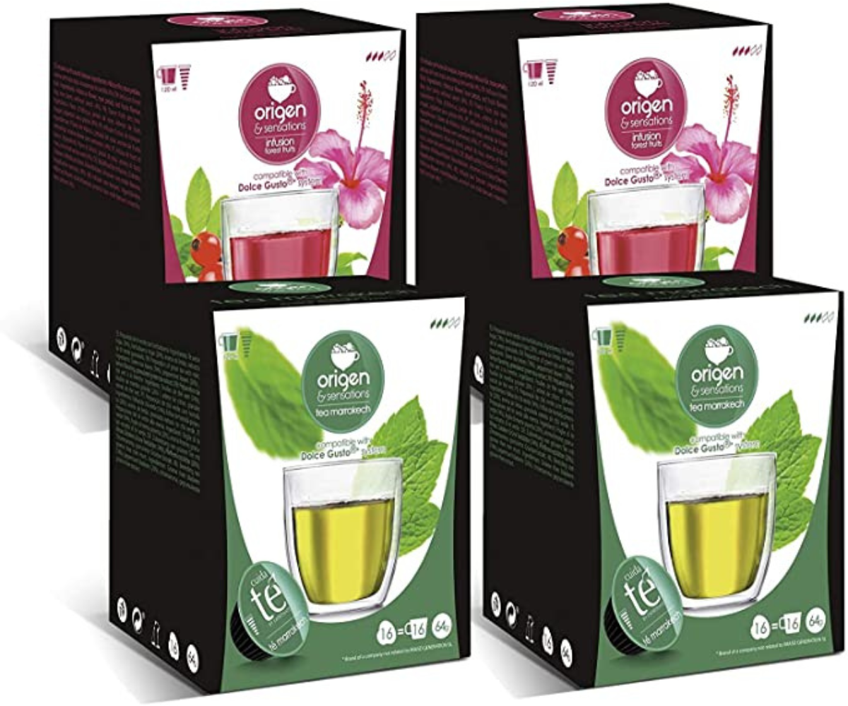 Dolce Gusto Compatible pods  2 x 16 Capsules Green Tea , Marrakesh St -  Tasty Food and Wines LLC